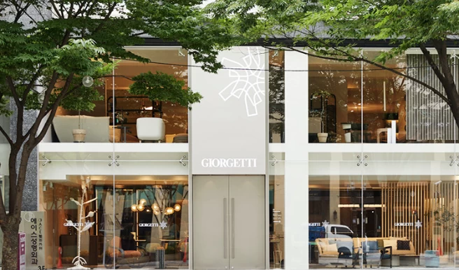 Giorgetti inaugura un nuovo store a Seul