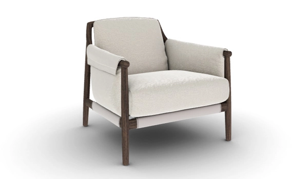 Poltrona Frau Times Lounge Armchair