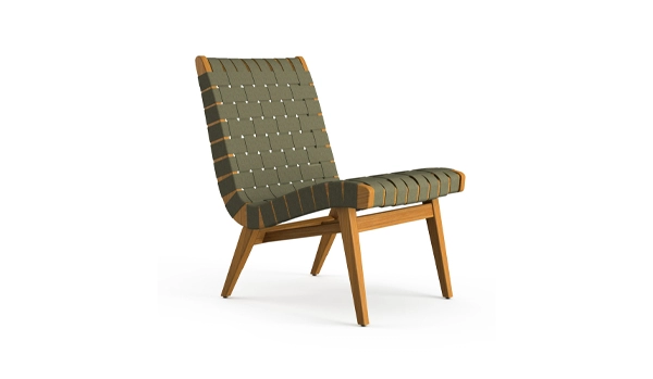 Knoll Risom Outdoor Lounge Chair Armchair