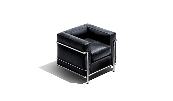 Poltrona Cassina 002 LC2 Fauteuil Grand Confort, petit modèle PRO Collection