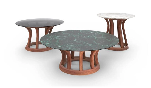 Cassina Lebeau Wood Low Small Table