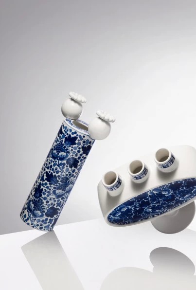 Moooi Delft Blue Vases